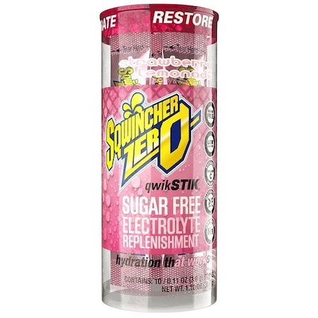 Sqwincher Mix, Sugar-Free, Powder, Strawberry 159060162