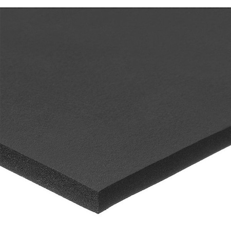Zoro Select Foam Strip, Neoprene, Black, 120 in ZUSANSRO-58