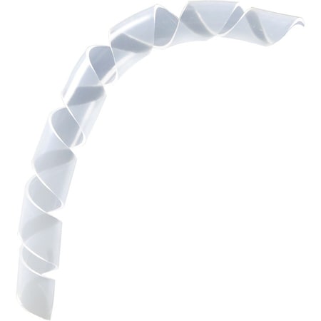 Cable Wholesale 6 foot Spiral Cable Wrap, Clear, Diameter: 20mm - 100mm, Cable Management Wraps 30CW-49906