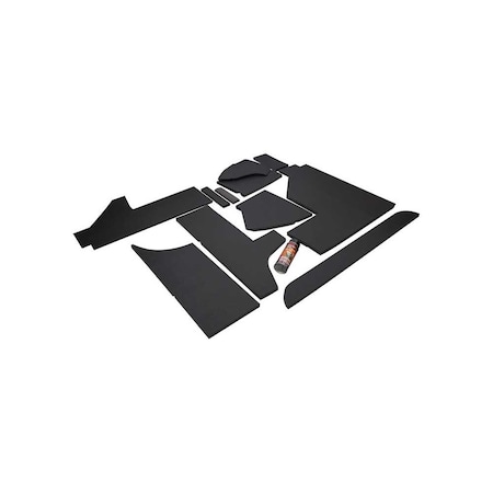 K&M Mfg Lower Cab Kit for John Deere 40 Series Early Model Tractors Black Vinyl 4057