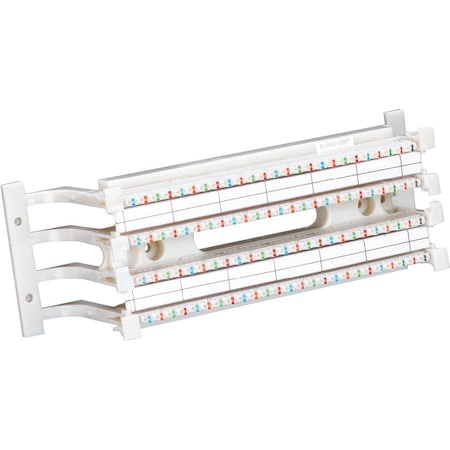 Siemon 100 PR BLOCK 110 W/DETACH LEGS, CAT5E NON-TERM 4 PR CONN S110AB2-100FT