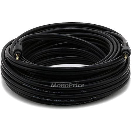 Monoprice 35ft Premium 3.5mm Stereo Male to 3.5mm Stereo Male 22AWG Cable (Gold Plated) 5582