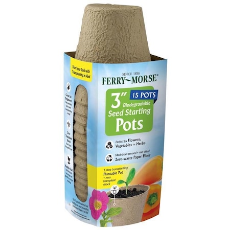 Ferry-Morse PLANT POT SD STRT, 15PK FR312B
