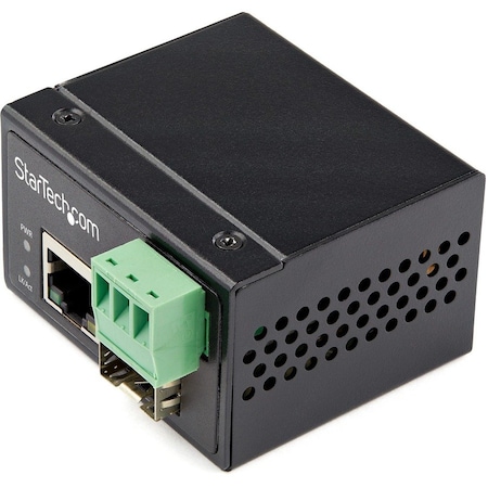 Startech.Com FIBER TO ETHERNET MEDIA CONVERTER EXTENDS NETWORKS & CONVERTS OPTICAL FIBER TO R IMC100MSFP