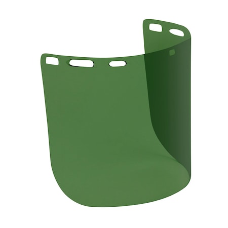 Bouton Optical Polycarbonate Safety Visor 0.078", Medium Green Tint 251-01-7311