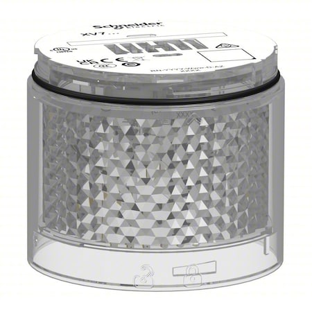 Schneider Electric Tower Light Module, White, Flashing, LED XVB7C67