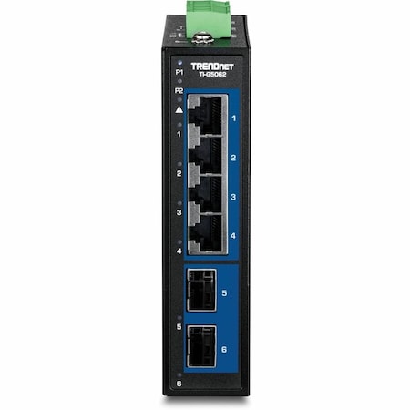 Trendnet 6PRT INDL 2.5G DINRAIL SWITCH TI-G5062