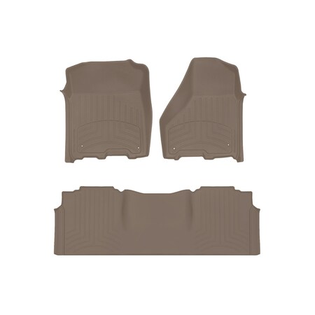 Weathertech Tan, Front and Rear FloorLiner HP 454781IM-454772IM