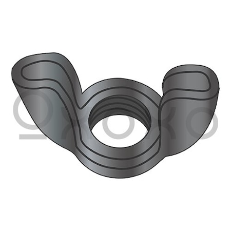 Oxoxo 10-24  Stamped Wing Nut Black Oxide and Oil, 2000PK 424108