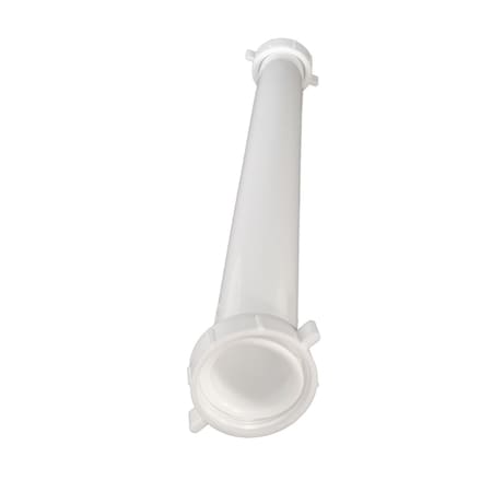 Everflow 1-1/2" x 16" Plastic Double End Flanged Tailpiece for Tubular Drain Applications P22316