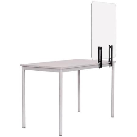 Mastervision Protector Frameless Glass Desktop Panel With 48''x36'' GL0801393