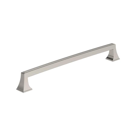 Amerock Mulholland 10-1/16 inch 256mm Center-to-Center Polished Nickel Cabinet Pull BP53536PN
