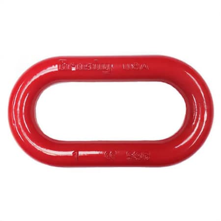 Crosby S-340 Oval Shaped Weldless End Link, 5/8 in Trade, 9300 lb Load, Forged Carbon Steel, Self-Colored 1014128