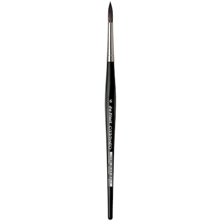 Da Vinci CASANEO Brush, Extra Soft Synthetic, Watercolor & Acrylic, Round, Series 5598, Size 6 VA-5598_6