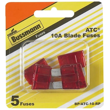 Eaton Bussmann Fuse Auto Atc 10Amp Cd5 BP/ATC-10-RP