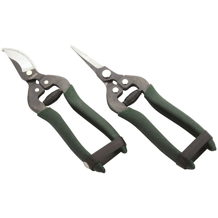 Landscapers Select Floral and Fruit Shear Set, Steel Blade, Steel Handle, Cushion-Grip Handle GP1019+GP1020