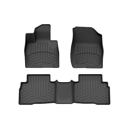Weathertech Black, Front and Rear FloorLiner HP 441678-1-3IM