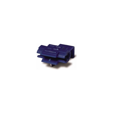 Gb Tap Splice Wire Connector, Blue, 18-14 AWG PK of 5, 5PK 20-100