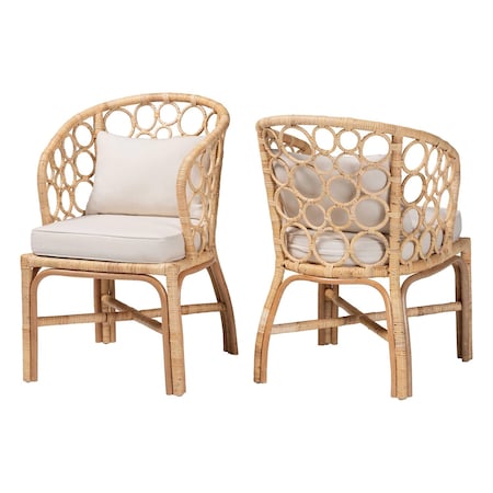 Bali & Pari Prisca Natural Rattan Dining Chair 269-2PC-14778-ZORO