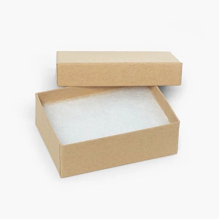 Boxit Kraft Jewelry Box 3.063X2.125X1, 100PK JLNK32