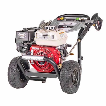 Fna Group Simpson PowerShot Gas Pressure Washer W/ Honda GX200 Engine, 3500 PSI, 2.5 GPM, 5/16" Hose 61014