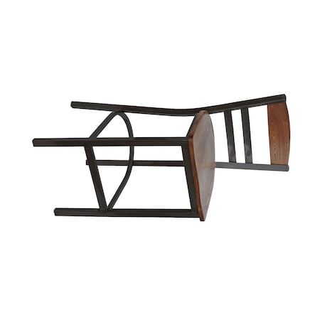 Bfm Seating Barrick Steel Wood Back Bar Stool - Autumn Ash Seat & Back - Sand Black Finish 2165BASH-AASB