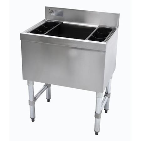 Advance Tabco Stainless Ice Bin Underbar SLI-16-24