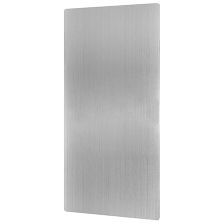 5Seconds Brand Wall Guard for Hand Dryer, Stainless Steel Wall Splash Guard, Adhesive Tape Strips, Grey 111997