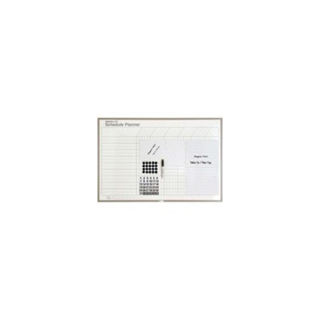 Magna Visual 2 ft.x3 ft. Schedule Planner Board Kit ML-234