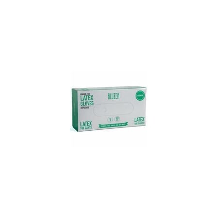 Remcoda Powder-Free Latex Gloves - 4 mil Thickness - Small Size - Latex - Off White - Powder-free, 10PK LAT101-S