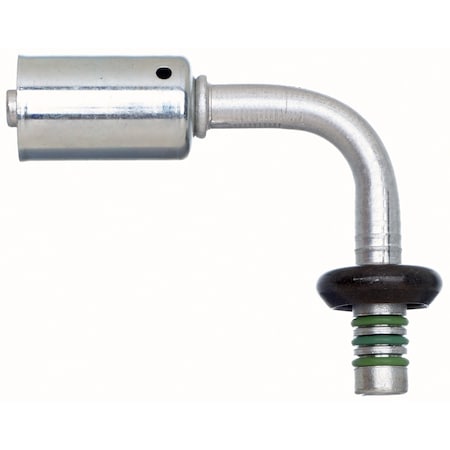 Gates Male Ford Spring Lock - 90 Bent Tube - Aluminum PolarSeal ACA G45951-0808