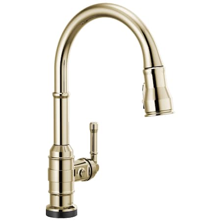 Delta Broderick Touch2O Technology Kitchen Faucet with Touchless Technology 9190TL-PN-DST