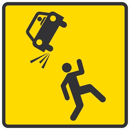 Lyle Children Crossing, 24x24, Engineer Grade, Yellow G-12895-EG_24x24