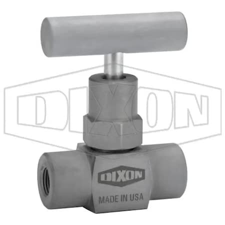 Dixon Mini Needle Valve, 1/8-27 Nominal, FNPT End Style, Steel Body FFC101