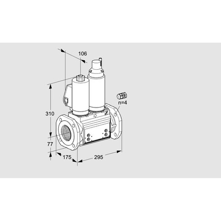 Honeywell Kromschroder VCS665F05NLWGL3B/PPPP/PPPM KS88204408