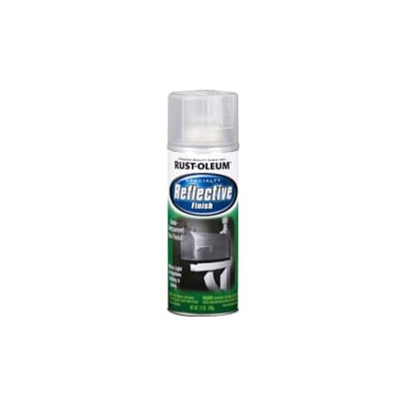 Rust-Oleum Rust Preventative Reflective Coating Spray, Clear Reflective, Gloss, 10 oz, 4 to 5 sq ft 214944