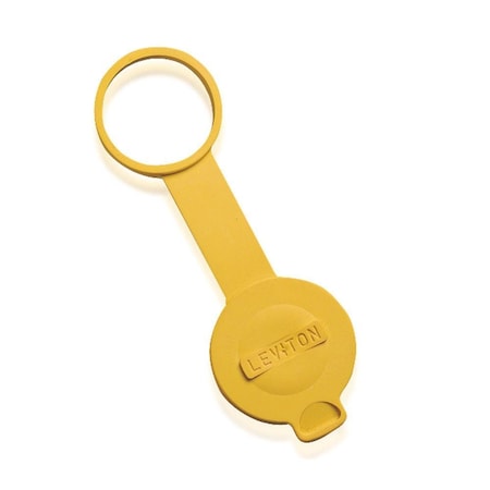 Leviton Wetguard Cap for Locking Conn 20A Ylw 50W52