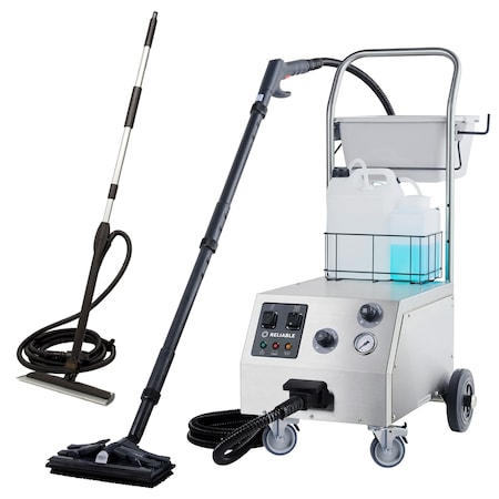 Reliable Tandem Pro 2000CC Commercial Steam Cleaning System with Commercial Steam Mop 2000CC/MOP