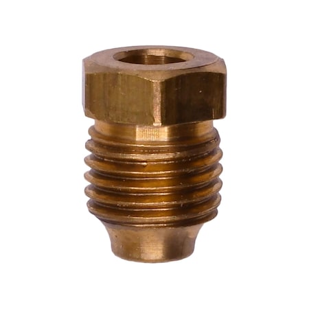 Auveco Brass Threaded Sleeve Double Compression Nut 3/16in Tube Size, 10PK 193