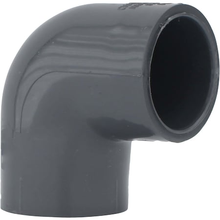 Charlotte Pipe And Foundry 1-1/4'' Slip x Slip Schedule 80 90 Deg. PVC Elbow, 1/4 Bend PVC 08300 1600HA