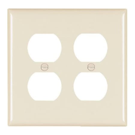 Pass & Seymour Alm 2G Dplx Wall Plate TP82LACC30