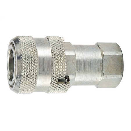 Parker Body Assembly Coupling, Steel Body, Sleeve Lock, 3/8"-18 Thread Size TC-371