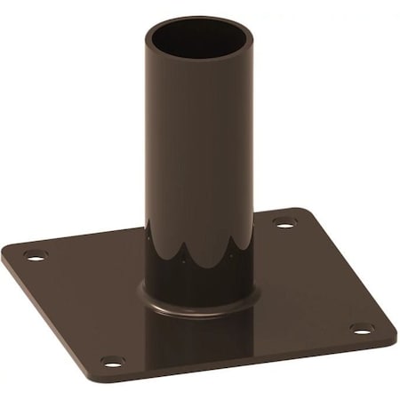 Keystone Wall Mount Tenon, Single 2 3/8", Bronze KT-WMT-S