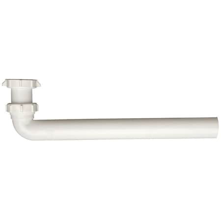 Plumb Pak Drain Tube, 1-1/2 in, Slip-Joint, Plastic, White PP20669