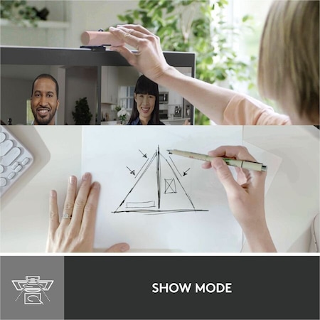 Logitech Brio 500 Webcam, Rose 960001432