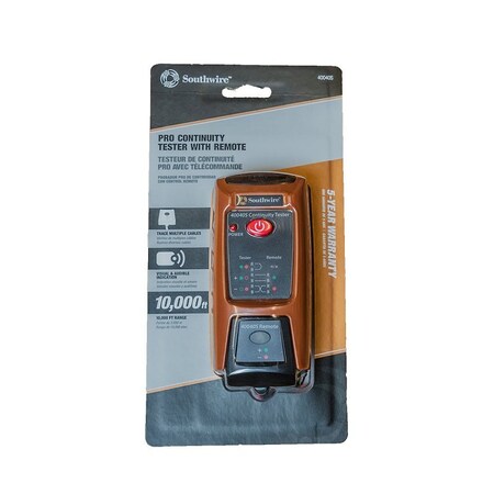 Southwire Continuity Tester with Remote, LED Display 40040S