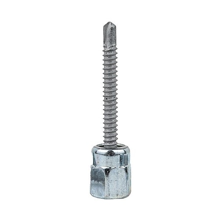 Sammys Vertical Rod Anchor, Steel, 1/4 in Size, 2 in L, Steel Zinc Plated, 25 PK 8031925