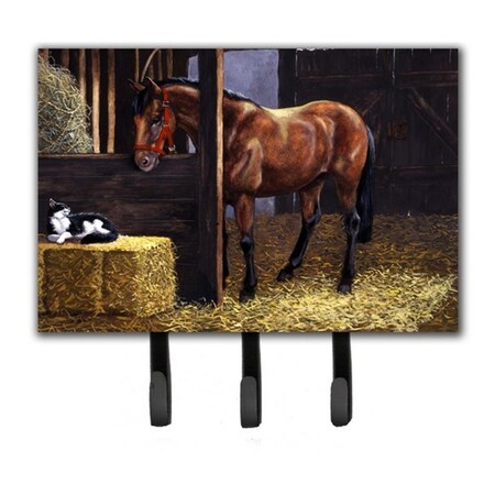Carolines Treasures Horse in Stable with Cat Leash or Key Holder BDBA0295TH68