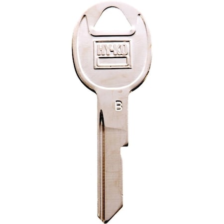 Hy-Ko Key Blank, Brass, Nickel 11010B49