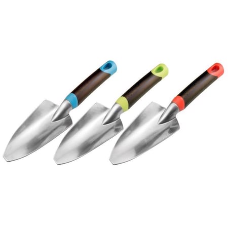 Radius Garden Dig 12 in. Aluminum Hand Trowel Poly Handle 15020